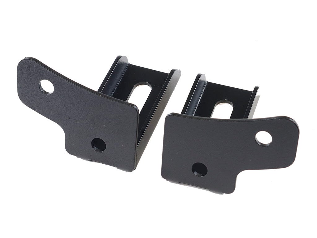Jeep Wrangler JK/JKU Windshield Spot Light Brackets-4