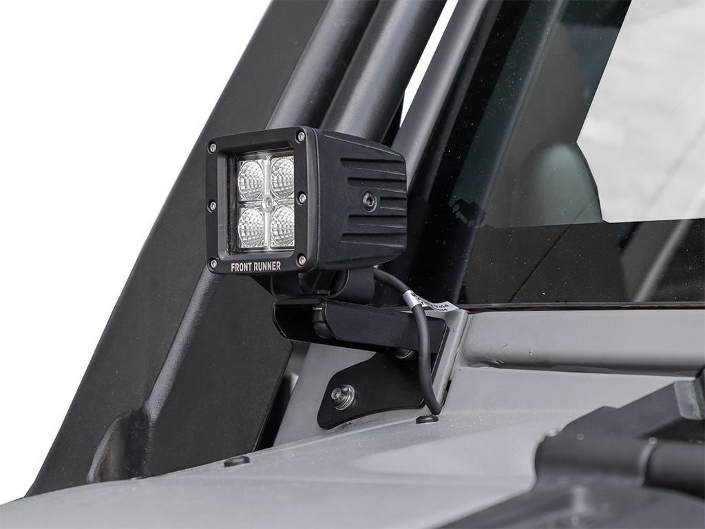 Jeep Wrangler JK/JKU Windshield Spot Light Brackets-1