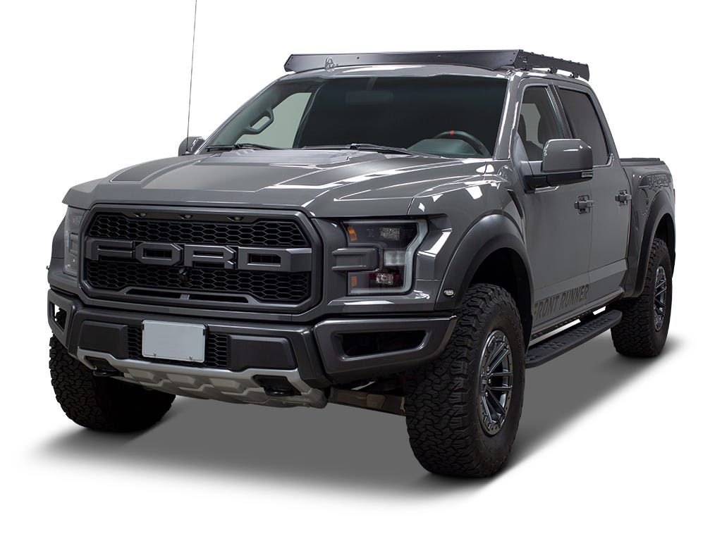 Ford F-150 Crew Cab w/ Sunroof (2015-2020) Slimsport Rack Wind Fairing-1