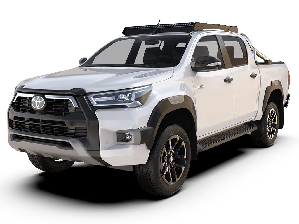 Toyota Hilux H48 DC (2022-Current) Slimsport Rack 40in Light Bar Wind Fairing-3