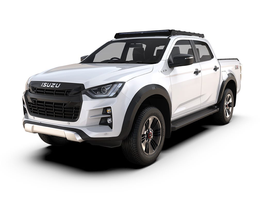 Isuzu D-Max (2020-Current) Slimsport Rack 40in Light Bar Wind Fairing-1