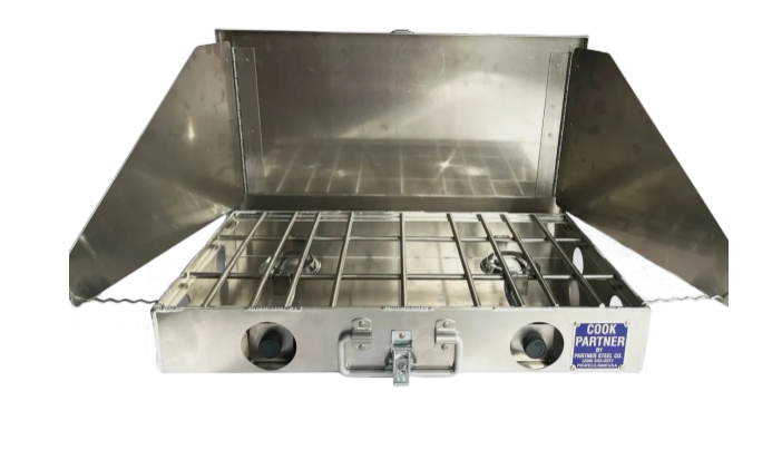 Partner Steel 2 Burner 18" Stoves With Windscreens