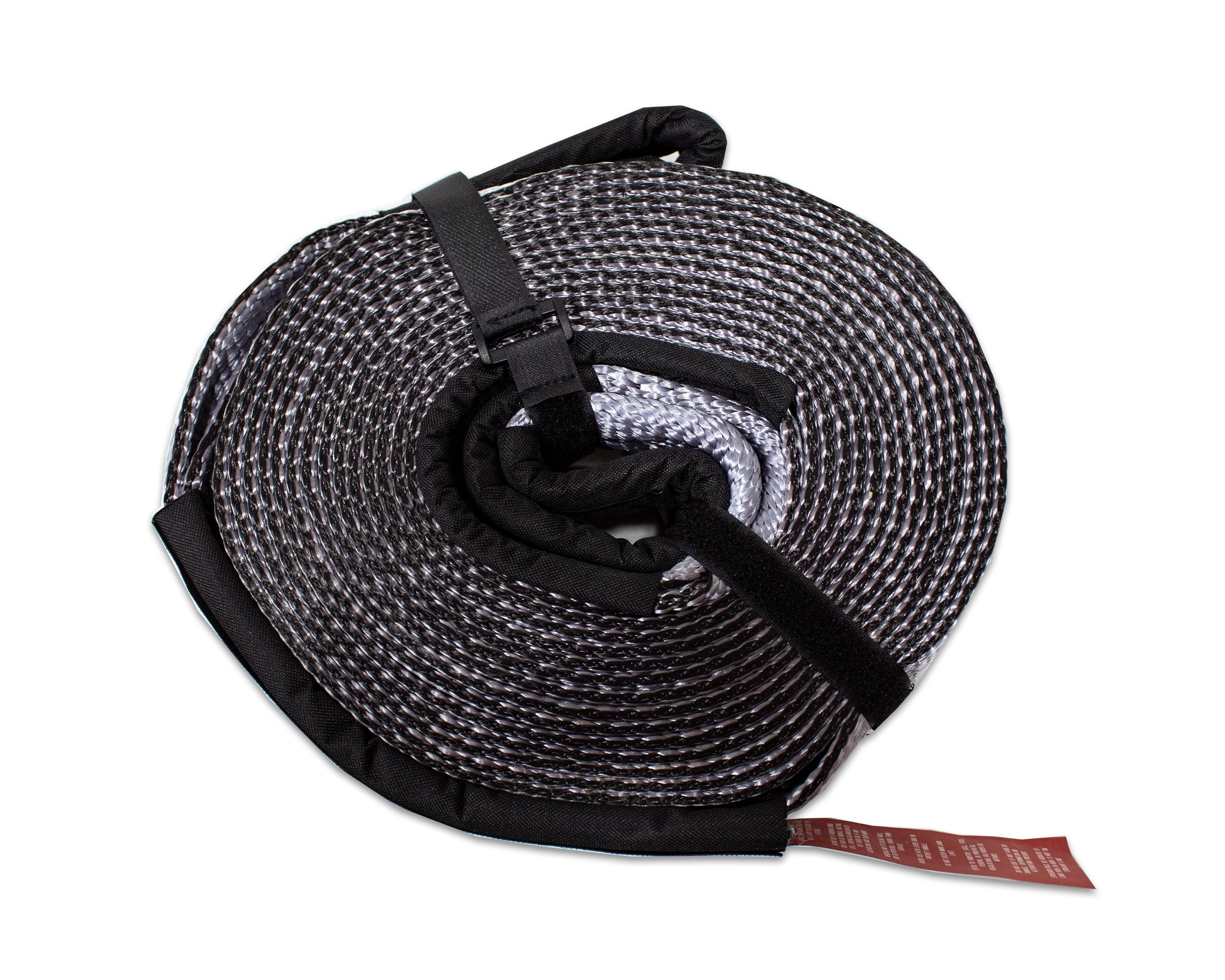 Tow Strap 30,000 lb. 3" x 30' Gray With Black Ends & Storage Bag