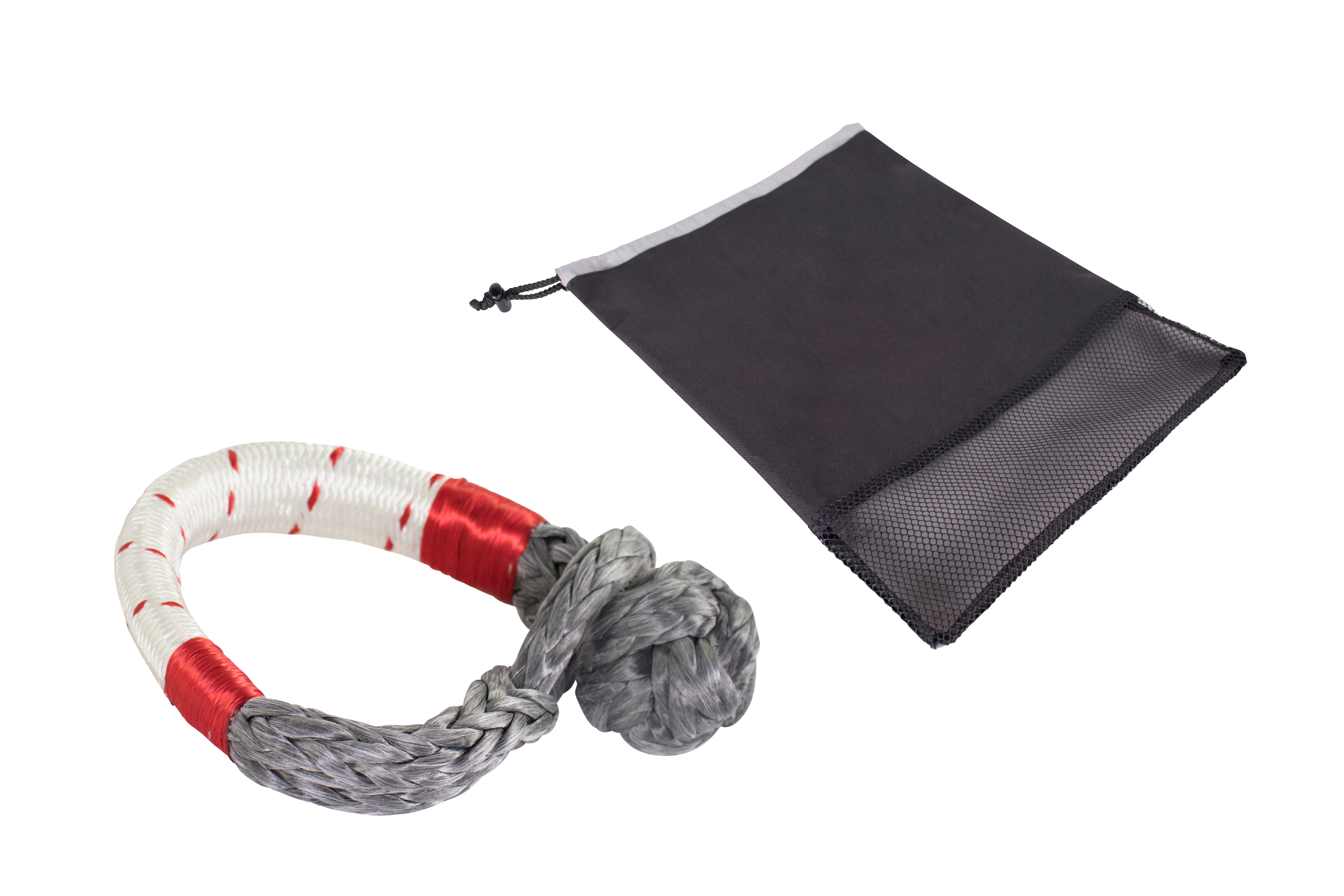 Soft Shackle 5/8" 44,500 lb. With Loop & Abrasive Sleeve - 23" With Storage Bag