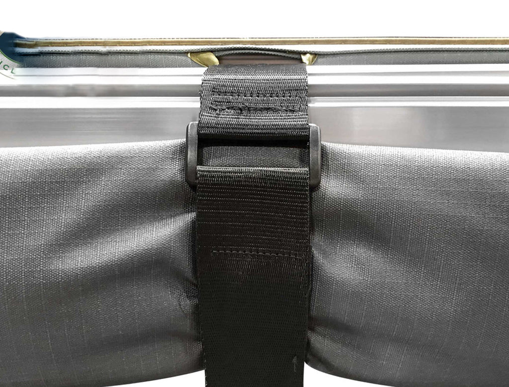 HD Nomadic 270 LT - Awning, Wall 1 & 2, Driver Side, Grey Body, Green Trim W/Black Travel Bag