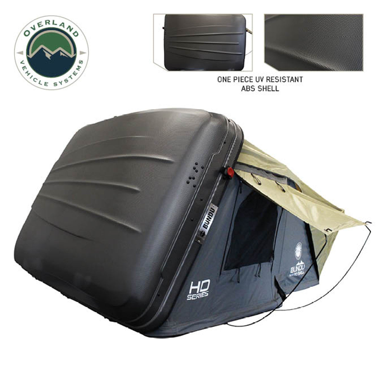 HD Bundu 4 - Hard Shell Roof Top Tent, 4 Person