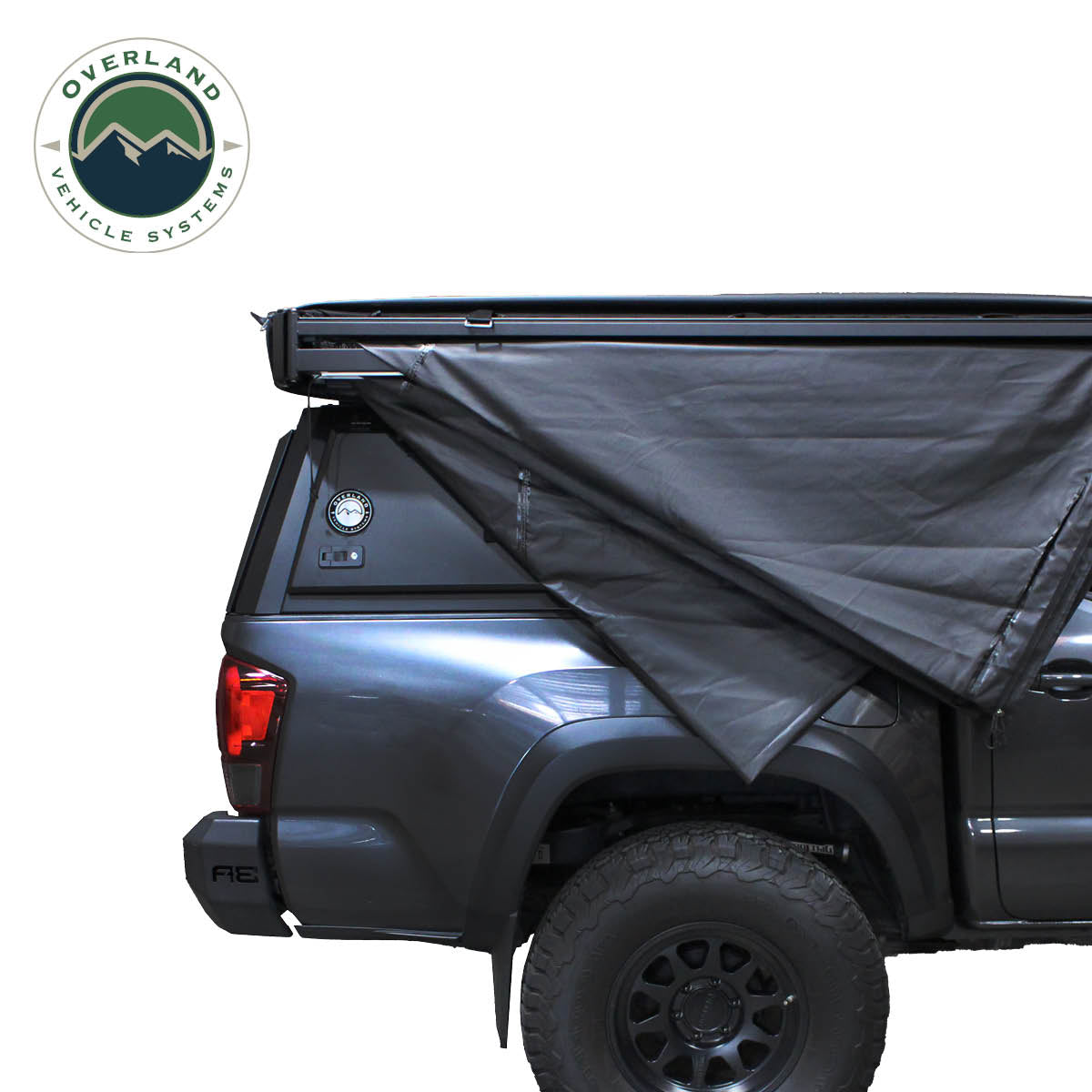 XD Nomadic 270 - Awning W/Lights & Black Out , Passenger Side, Black Body, Black Trim & Black Travel Cover - No Brackets, No Hardware