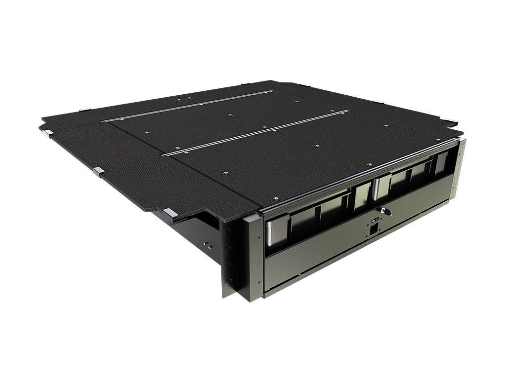 Ford Ranger T6 DC (2014-2022) Wolf Pack Drawer Kit-4