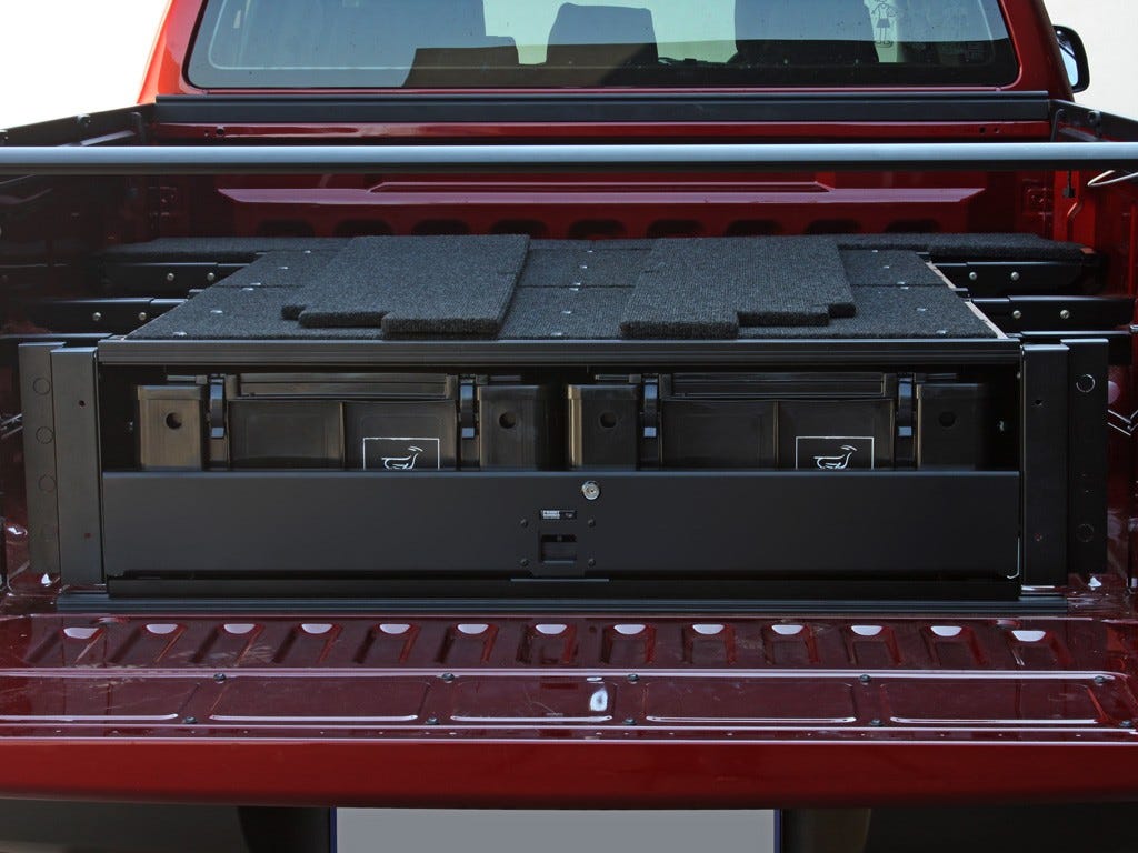 Ford Ranger T6 DC (2014-2022) Wolf Pack Drawer Kit-2