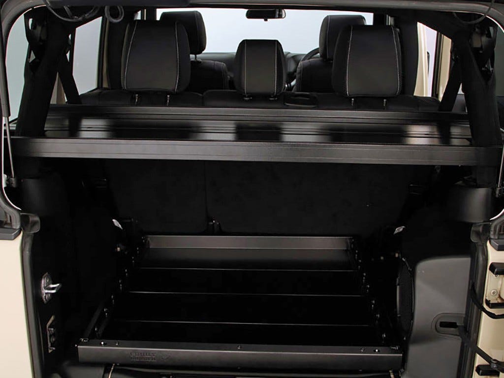 Jeep Wrangler JKU 4-Door Cargo Storage Interior Rack-2