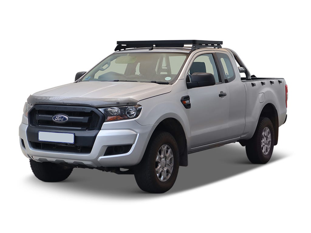 Ford Ranger T6 4th Gen Extended Cab (2012-2022) Slimline II Roof Rack Kit / Low Profile-0