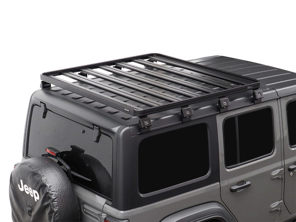 Jeep Wrangler JL 4 Door (2018-Current) Slimline II 1/2 Roof Rack Kit-1