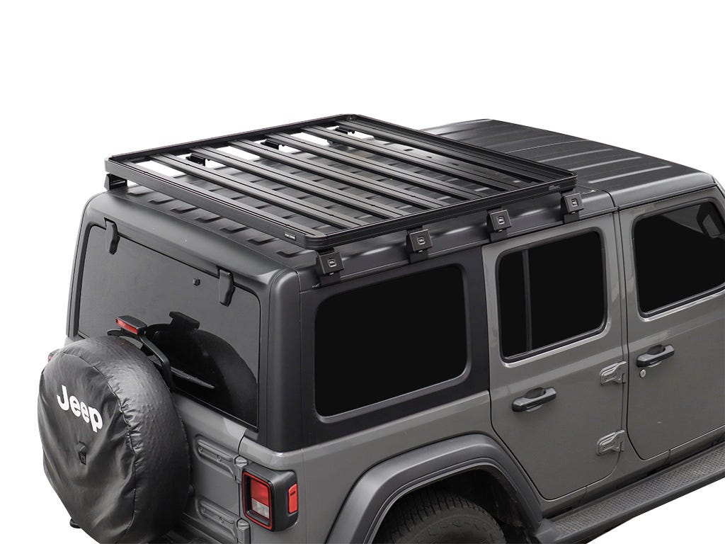 Jeep Wrangler 4xe (2021-Current) Slimline II 1/2 Roof Rack Kit / Tall-1