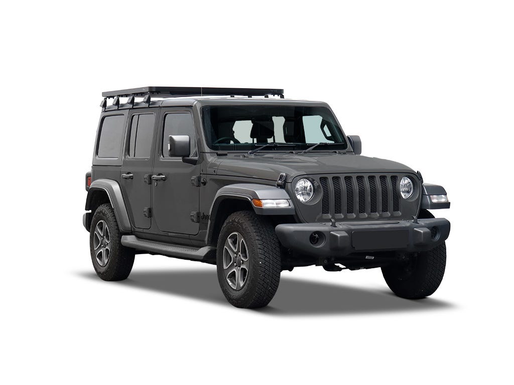 Jeep Wrangler 4xe (2021-Current) Slimline II 1/2 Roof Rack Kit / Tall-0