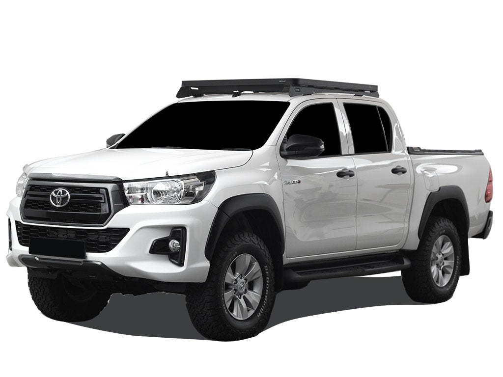 Toyota Hilux Revo DC (2016-2021) Slimline II Roof Rack Kit / Low Profile-0