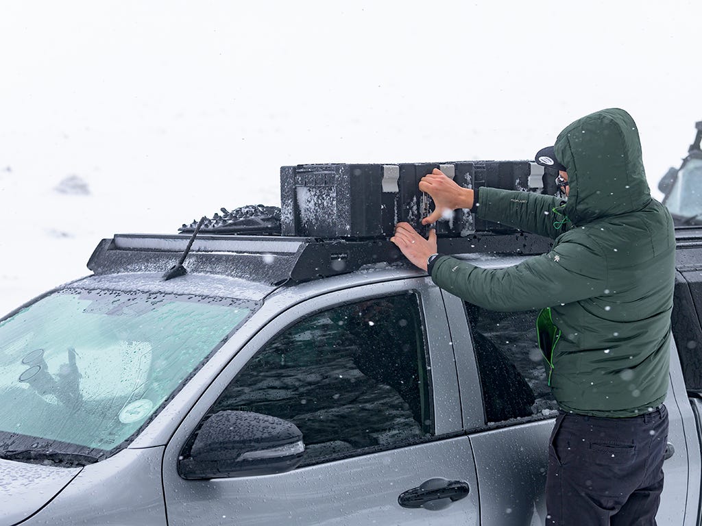 Toyota Hilux DC (2015-2021) Slimsport Roof Rack Kit-13