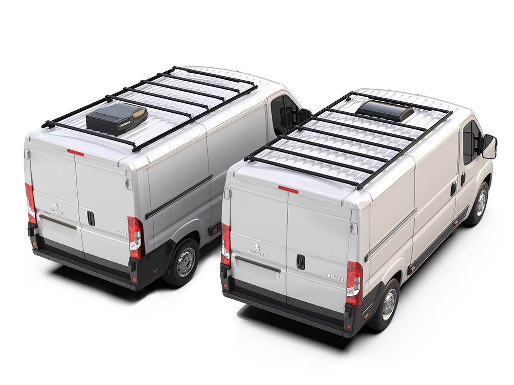 Peugeot Boxer (L2H1/136in WB/Low Roof) (2014-Current) Slimpro Van Rack Kit-2