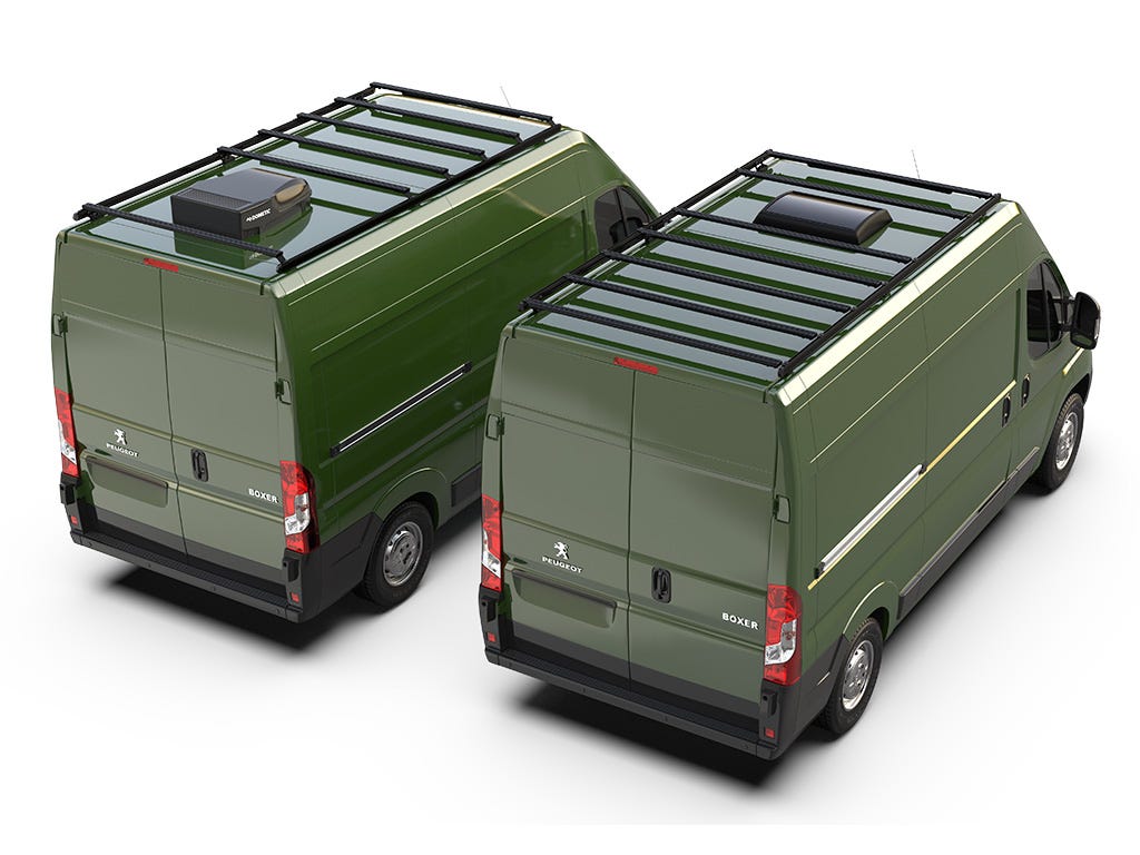 Peugeot Boxer (L2H2/136in WB/High Roof) (2014-Current) Slimpro Van Rack Kit-2