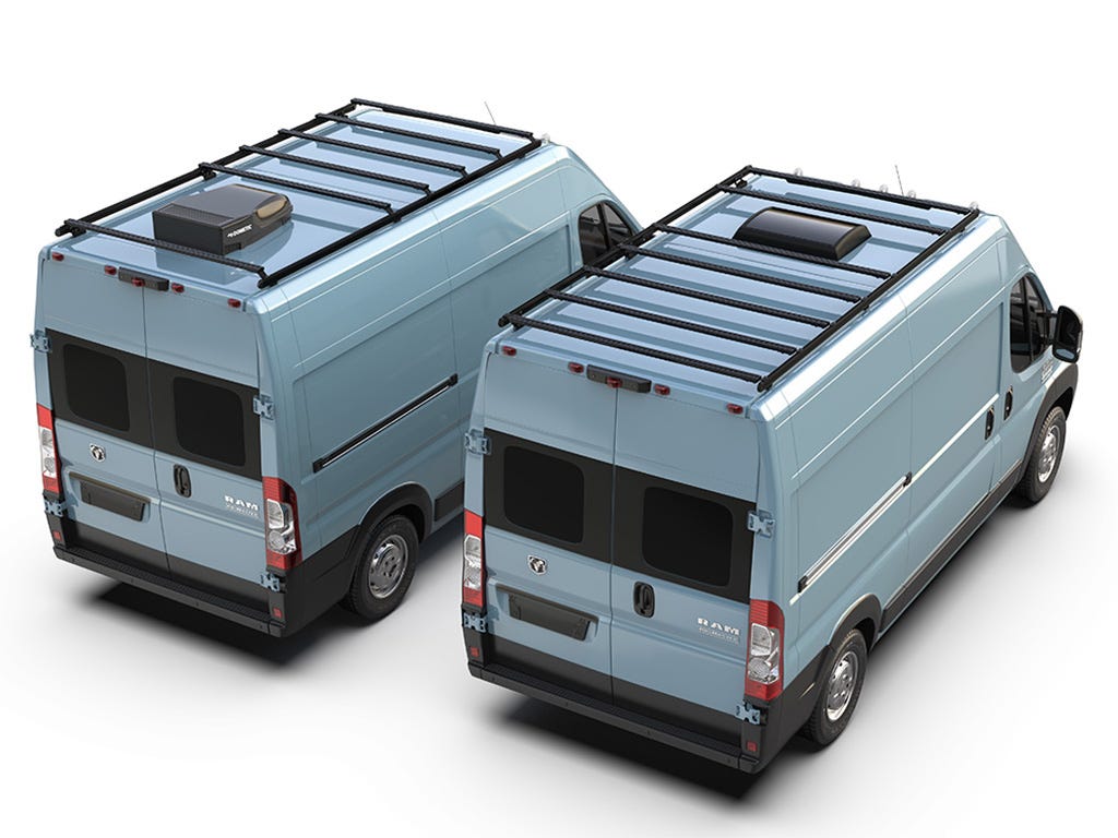 RAM Pro Master 1500 (136in WB/High Roof) (2014-Current) Slimpro Van Rack Kit-2