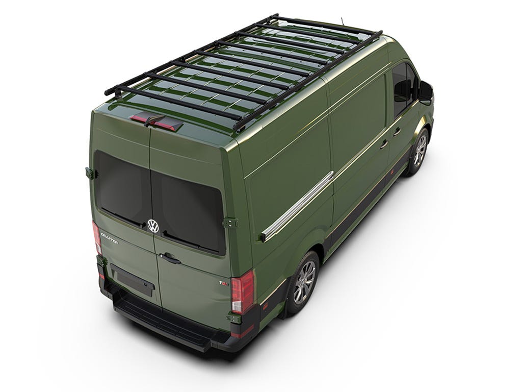 Volkswagen Crafter (L3H2/ MWB/Standard Roof) (2017-Current) Slimpro Van Rack Kit-1