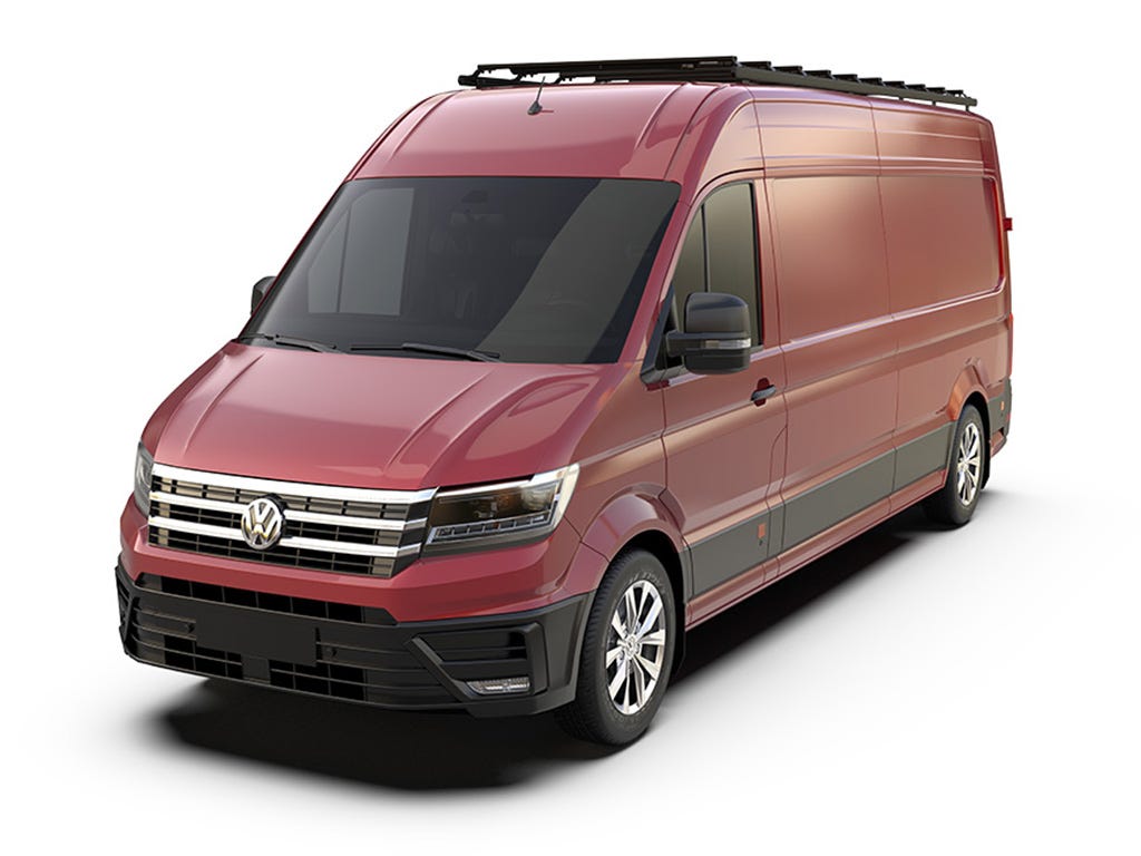 Volkswagen Crafter (L4H2/ MWB/Standard Roof) (2017-Current) Slimpro Van Rack Kit-0