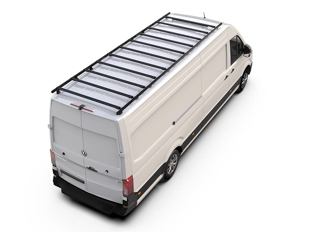 Volkswagen Crafter (L5H2/ LWB Maxi/Standard Roof) (2017-Current) Slimpro Van Rack Kit-1