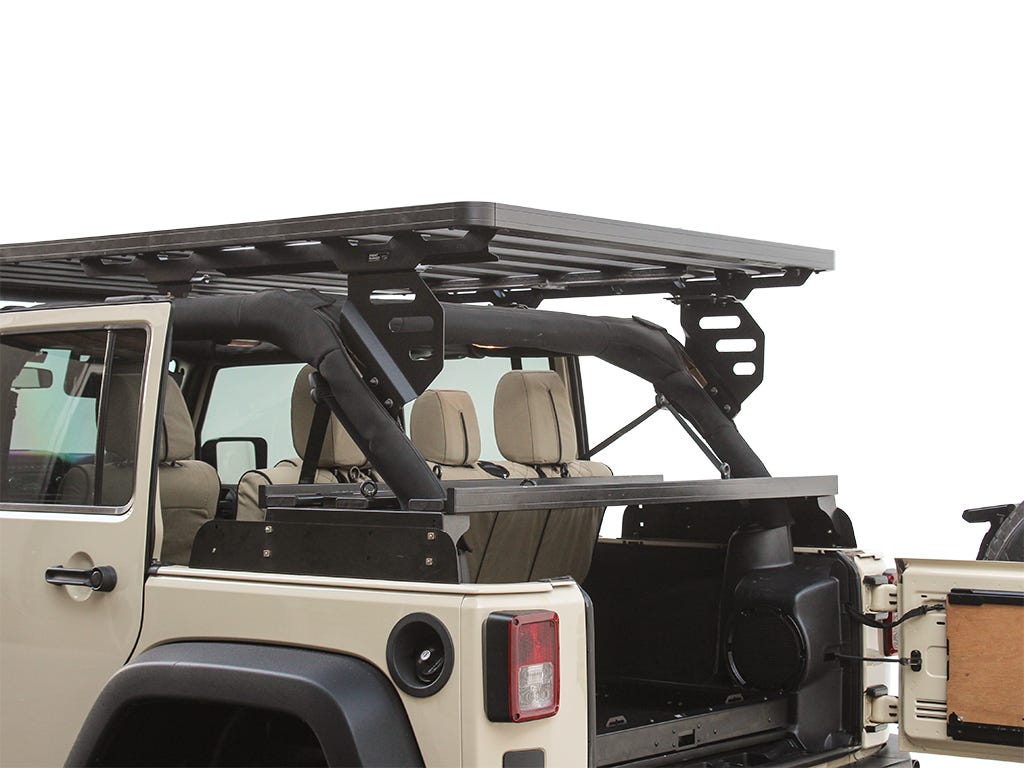 Jeep Wrangler JKU 4-Door Cargo Storage Interior Rack-1